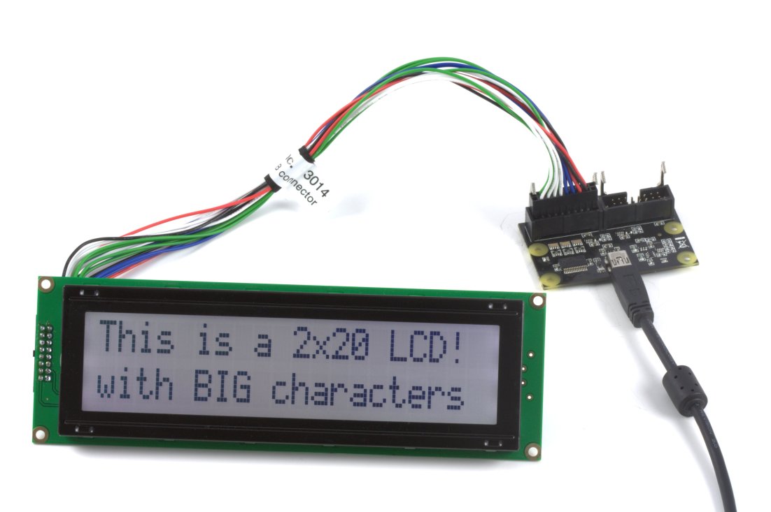 LCD Screen 2x20 (12.7mm Characters) (3652_0)