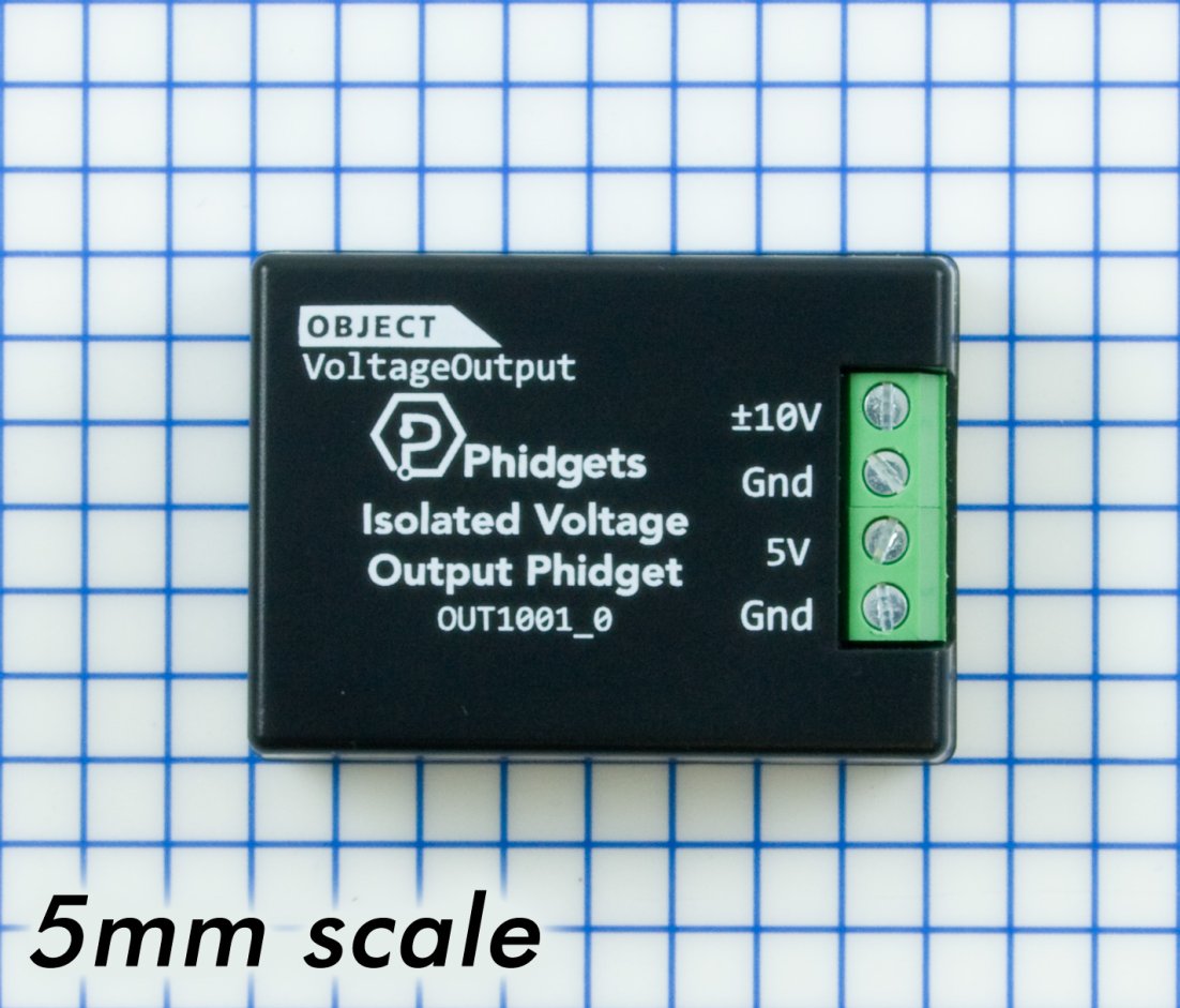 Isolated 12-Bit Voltage Output Phidget (OUT1001_0)