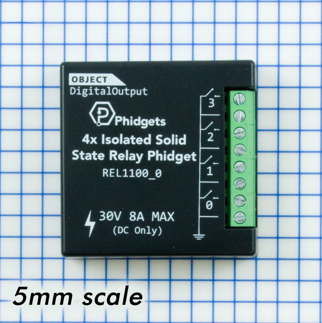 4x Isolated Solid State Relay Phidget (REL1100_0)