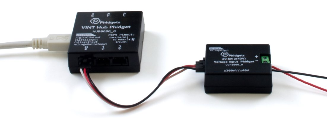20-Bit (±40V) Voltage Input Phidget (VCP1000_0)